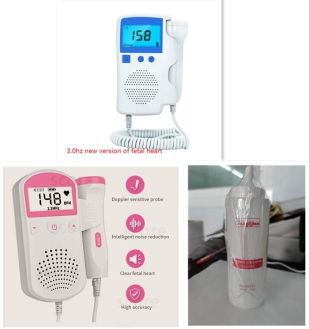 Fetal Heart Rate Monitor Home Pregnancy Baby Fetal Sound Heart Rate Detector - Image 2