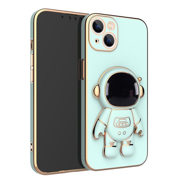 3D Astronaut Phone Case Anti-Drop Electroplating Bracket - Image 9